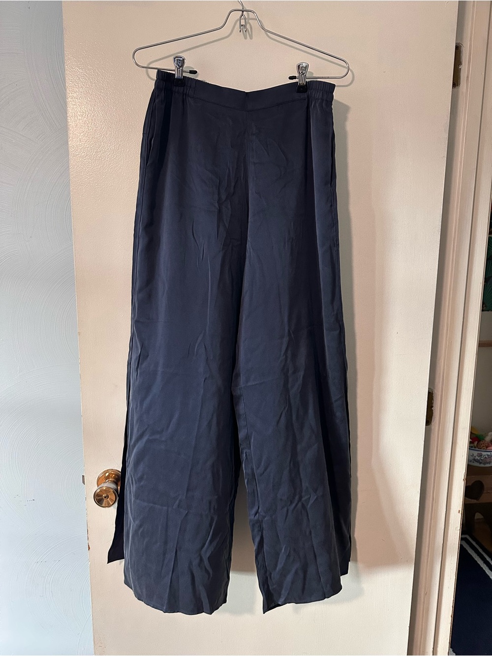 Lunya Washable Silk Wide Leg Pants